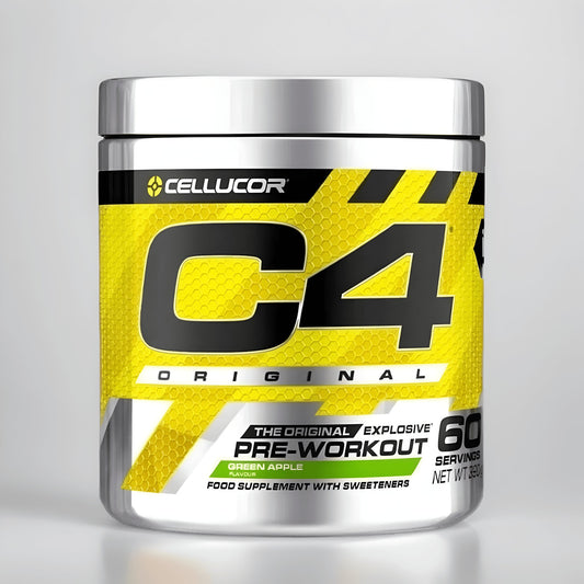 C4 ORIGINAL PWO 195G - GREEN APPLE - VYLATE.NO