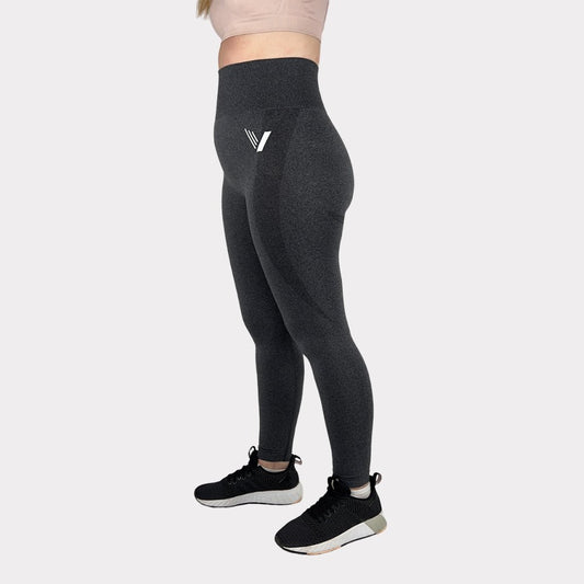 CORE TIGHTS - LYS SVART - VYLATE.NO