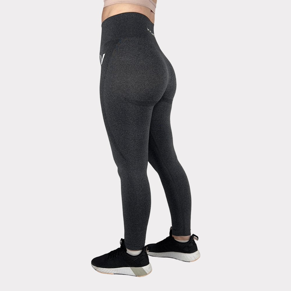 CORE TIGHTS - LYS SVART - VYLATE.NO