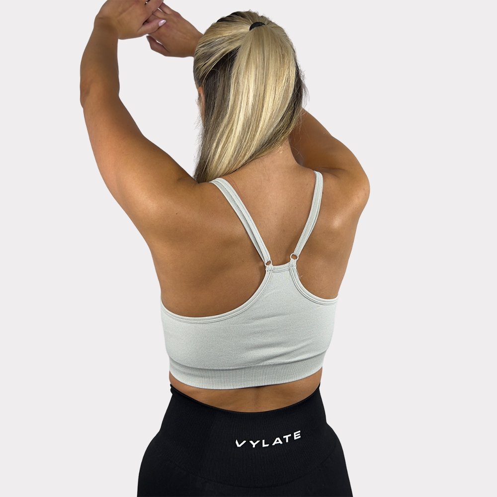 ELITE SPORT BH - LYS GRÅ