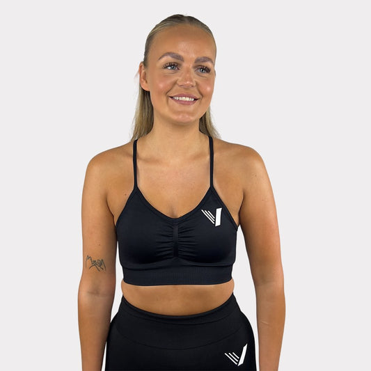ELITE SPORT BH - SVART - VYLATE.NO