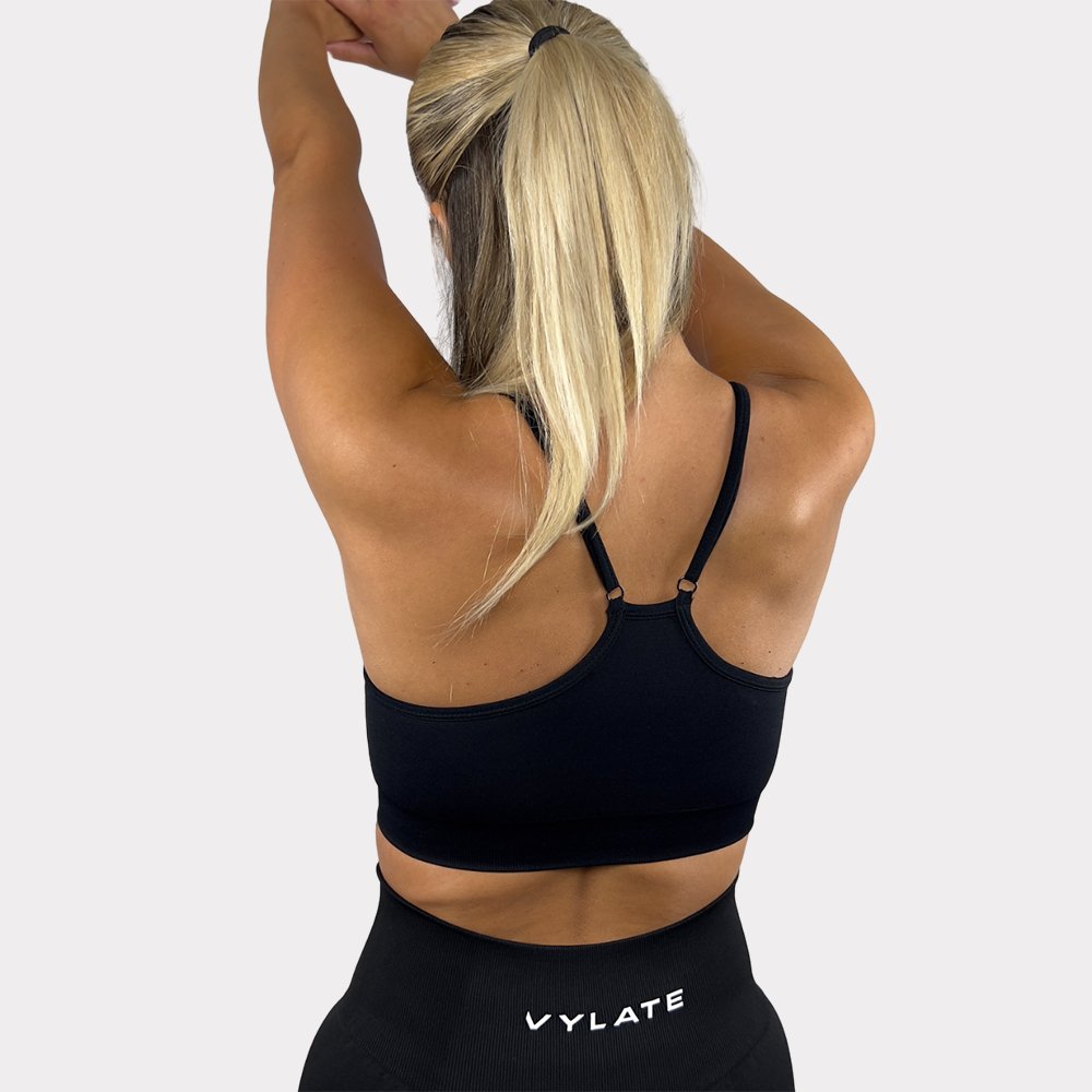 ELITE SPORT BH - SVART - VYLATE.NO