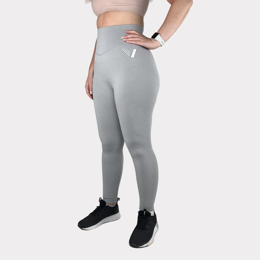 HIGH LINE TIGHTS - LYS GRÅ - VYLATE.NO