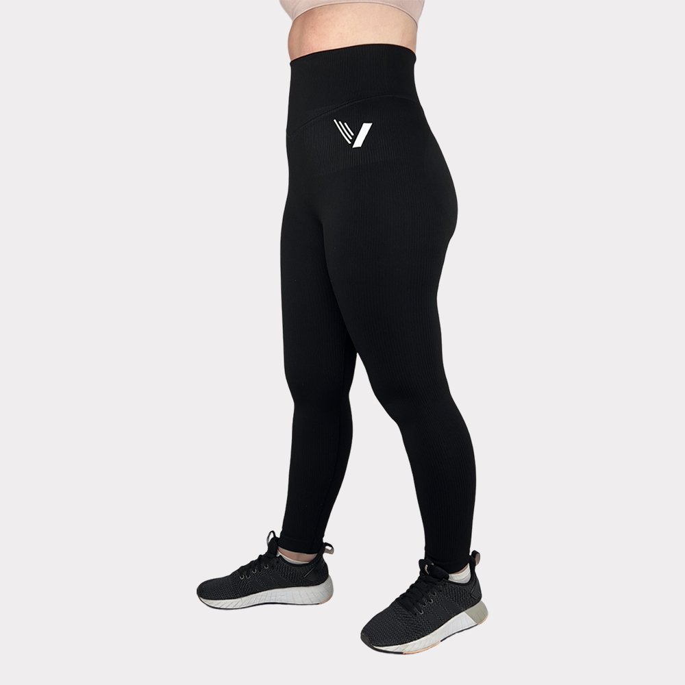 HIGH LINE TIGHTS - SVART - VYLATE.NO
