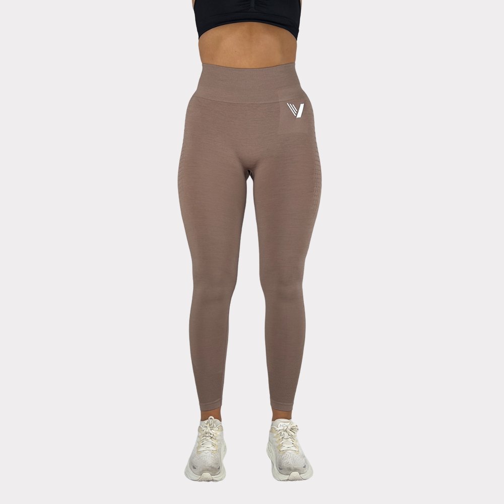 VIBE TIGHTS - MØRK ROSA - VYLATE.NO