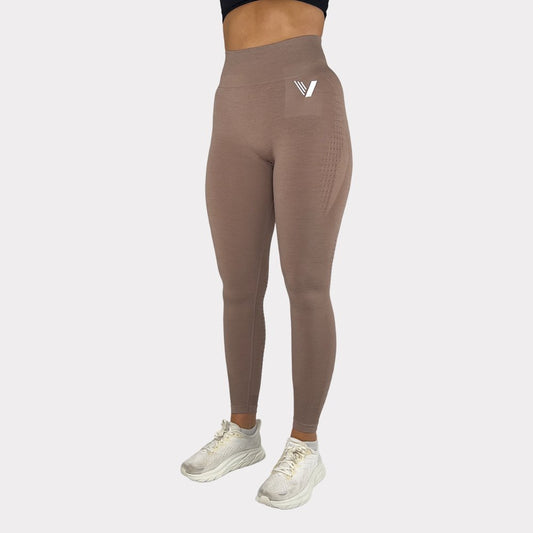 VIBE TIGHTS - MØRK ROSA - VYLATE.NO